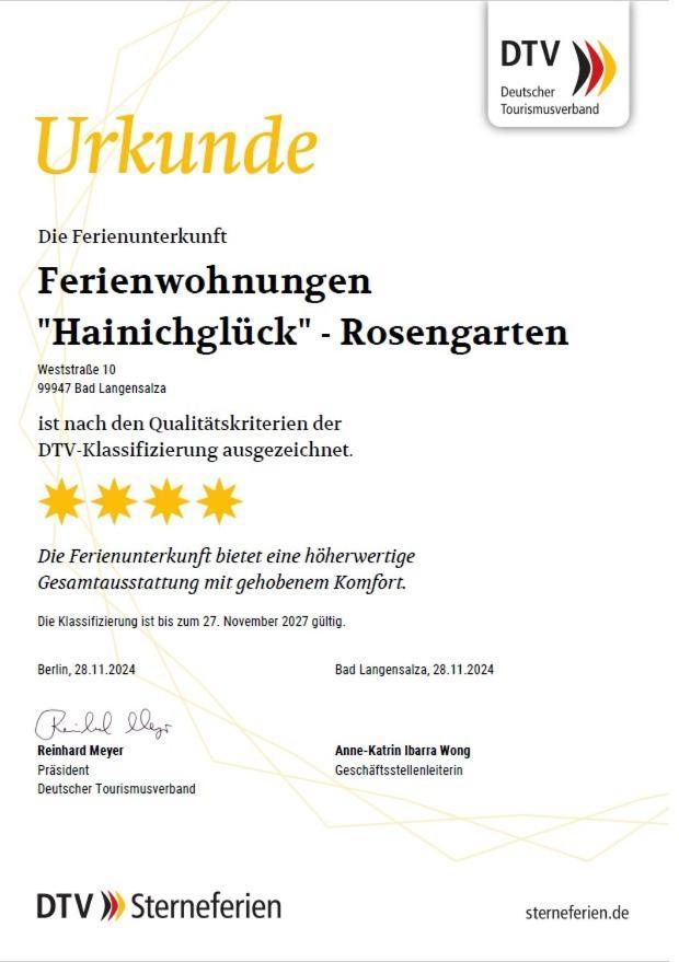 Ferienwohnungen Hainichglueck Bad Langensalza Luaran gambar